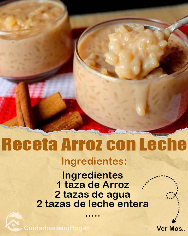 Arroz con Leche: La receta tradicional para un Postre Delicioso y Cremoso