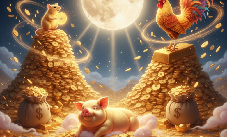 Đêm nay tới Rằm tháng 10: 3 tuổi ngủ trên đống vàng, làm ăn tấn tới, ví tiền dày cộm, phúc khí tràn đầy